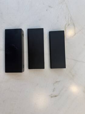 Tk502blk Top Knobs 3 Tk502 Europa Inch L Finger Cabinet Pull - Blk