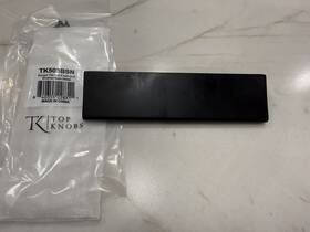 Tk503blk Top Knobs Europa Tab Pull 5 Inch Overall - Flat Black