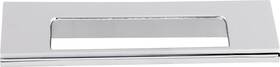 Tk520pc Top Knobs Tk520 Pc Europa Cut Out Tab Pull 3 3/4 Inch C-c Polished Chrome
