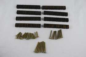 Tk55gbz Top Knobs Flat Rail Pull 3 1/2 Inch C-c Bronze Lot Of 8
