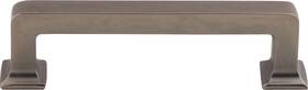 Tk703ag Top Knobs Ascendra Pull 3 3/4 Inch C-c Ash Gray