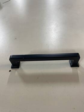 Tk704blk Top Knobs Ascendra 5-1/16 Inch Ctc Handle Pull - Black