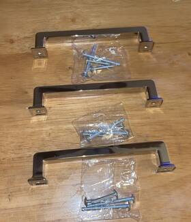 Tk704pn Top Knobs Lot Of 3 Collection 5-1/16 Inch Ascendra Pull Polished Nickel New