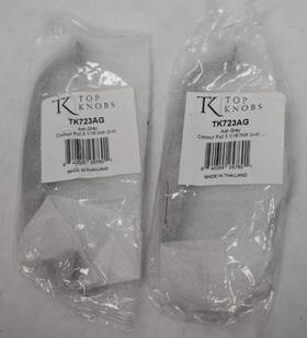 Tk723ag Top Knobs Contour Pull 5-1/16 Inch Ash Grey Cabinet Handles Steel 2 Pack