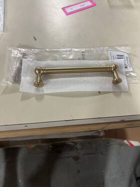 Tk803hb Top Knobs Kara 5-1/16 Inch Center Handle Pull Serene Series - Honey Bronze