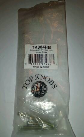Tk884hb Top Knobs Brixton 5-1/16 Inch Handle Cabinet Pull Honey Bronze Free Ship