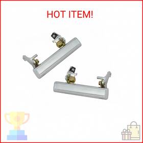 Trq Dha37123 Left And Right Exterior Door Handle Set Drivers Side Compatible With 76-87 B