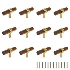 Tscp4094 Tsnamay Drawer 2.36 Inch /60mm Pulls Brass Walnut Kitchen Wardrobe Cabinet Hardware Pull H