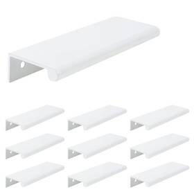Tscp4271 Tsnamay White Back Mount Finger Pulls 10 Pack 4.72 Inch 96mm Hole Diameter