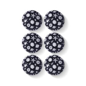 Twisted R Design 742839205057 Wooden Cabinet Knobs - Set 6 Round Kitchen Bathroom Furniture H