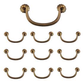 19112 Txinmin Home Tqt Gu 9cm 10 Pack Traditional Bail Cabinet 3.55 Inch Hole Centers Bronze