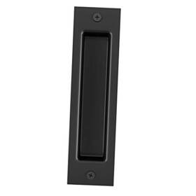 Ty2.070.113.42a Ty 8ftft Black Barn Door Finger Pull Handle Solid Flat Slotted