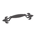 Uf77519.53.311 Us Futaba Fleur De Lys Barn Door Handle Oil Rubbed