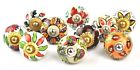 Unbranded Set Of 10 Colorful Flower And Leaf Door Cupboard Cabinet Knobs Drawer Pulls Smal 065644820247