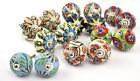 Unbranded Set Of 16 Beautiful Colorful Ornate Floral Ceramic Cupboard Cabinet Knobs Drawer 065644818473