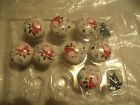 Unbranded Set Of 8 Floral Design Ceramic Drawer Knobs Pulls Dresser 885785297827