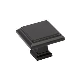 Hw377bk Utopia Alley Dover Cabinet Ring Pull Knob - Matt Black Metal Knobs 1.26 Inch