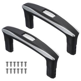 Uxcell 676766674108 2pcs Luggage Handle Replacement Suitcase Pull Grip Black 6.1 Inch