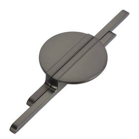 Uxcell 745060262189 4 Pack Brushed Grey Cabinet Pulls Semicircle Handle 2-1/2 Inch 64mm