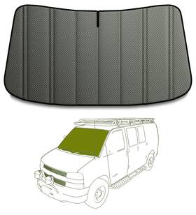 Wc1804 Vanncamp Extra-thick Windshield Cover For Chevy Express/gmc Savana Insulated