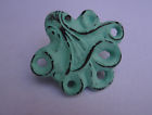 Ve070-2 Nautical Tropical Imports Distress Green Iron Octopus Shaped Drawer Knob