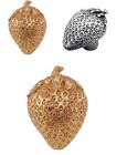 Vicd1301 Vicenza Kitchen Cabinet Handle Drawer Pulls Strawberry Solid Brass Finish
