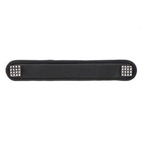 K1182 Vicenza Designs Tiziano Square Leather Pull 6-inch Black Antique Silver