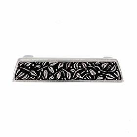 P1250-snps Vicenza Designs San Michele Finger Pull Satin Nickel/polished Silver