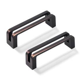 7600-orb-76 Vicycmc Oil Rubbed Bronze Zinc Alloy Solid Cabinet Pulls 3 Inch 76mm Hole