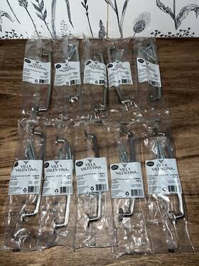 Vv2160sn Villa Valentina Lot Of 10 No. 2 6-5/16 Inch Center To Nickel Drawer Pull