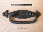 867054c Vintage Hand - Cabinet- Rustic Forged Pair Furniture Iron Door Pulls