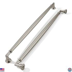 B0dl5cj275 Visit The Khtumeware Store 18 Inch Brushed Satin Nickel Cabinet Pulls - Heavy Duty Kitchen Hardware Handles