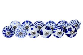 Vybon Craft 559671397243 Doorknobs Hand Painted Antique Ceramic Knobs Contemporary Dresser Drawer Pull An