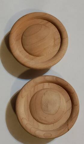 11404 Waddell 2 3 Inch Unfinished Maple Wood Dresser Drawer Cabinet Door Pull Knob