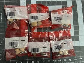 9211.00 Waddell New 6-pack Lot 2/pc 12 Knobs Hardwood Round Knob L 1 Inch Unfinished