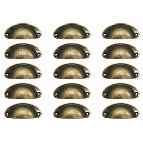 Weichuan Weichuan80000078 15pcs Antique Brass Iron 3.15 Inches X 1.25
