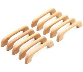 Weichuan80000393 Weichuan 10pcs Wood Unfinished Drawer Knobs Pulls Handles - Kitchen Cabinets Furniture