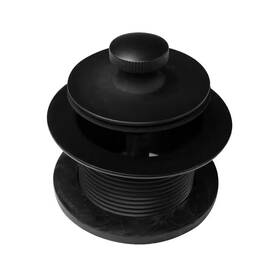 Westbrass 445050978924 1-1/2 Inch Npsm Pull And Drain Bathtub Plug Coarse Thread Matte Black