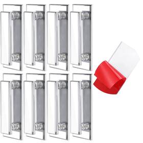 Chi-weysat-2473 Weysat Door Pull Handle Adhesive Self Stick Acrylic Drawer Pulls Mirrored Beveled Knob