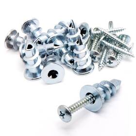 Winsharp Mh-00 Zinc Self-drilling Drywall/hollow-wall Anchor Kit With Screws 50 Ea
