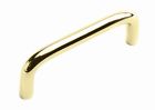 Pw553-pb Wire 12 Cabinet Hardware Brass . Pull Set Polished 3