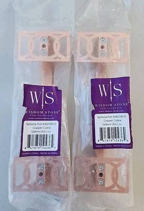 4142128co Wisdom Stone Symone Cabinet Pull 5-inch Lot Of 2