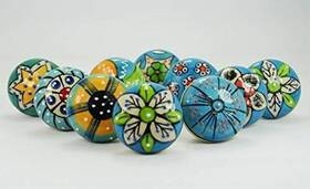 Of10 Wott 768674341071 Ceramic Knobs Set Cabinet And Pulls For Drawerpulls With Dif