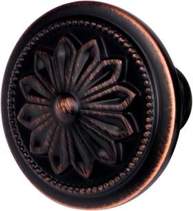 Xlroaafs 744110223767 4 Pack Oil Rubbed Bronze Cabinet Knobs For Cabinets And Drawers 1-2/5 Inch Round