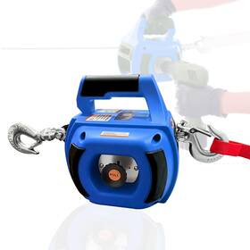 Yatointo 792671208891 Portable Drill Winch Of 750 Lb Pulling Capacity With 40 Feet Alloy Steel Wire Ro
