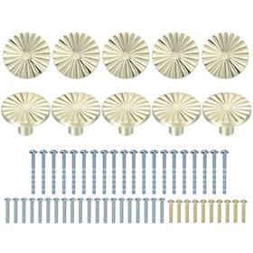 Ye002147a241230ye Yelarxi Round Cabinet Knobs Zinc Alloy Drawer Handles With Screws 1.2 I