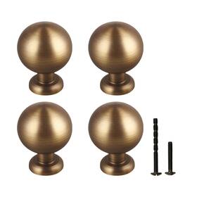 Yiking 762765399897 Soild Antique Brass Cabinet Knobs Heavy Duty Real Unlacquered Dresser P