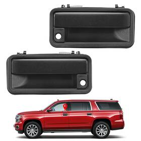 Yinlowa 80010169 Exterior Door Handles Front Driver And Passenger Side Pair Compatible W