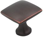 35-eorb Z2233 Allen Roth Aged Bronze Finish Square Cabinet Knob