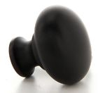 Z772b-31-dbk Style Selections Matte Black Finish Mushroom Knob Cabinet Drawer Door